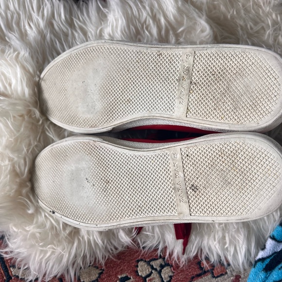 Zara Men’s Red “Gucci’esque” Hightops.  Size 11.5 - Picture 2 of 7